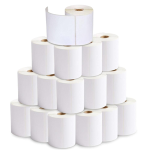Rollo de etiquetas t&eacute;rmicas directas de c&oacute;digo de barras con etiqueta de precio de 58x40 mm